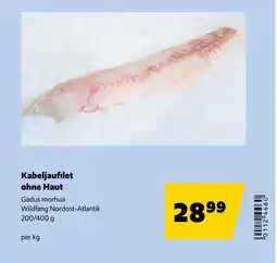 Eurogast Grissemann Kabeljaufilet ohne Haut Angebot