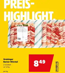 Eurogast Grissemann Greisinger Berner Würstel Angebot