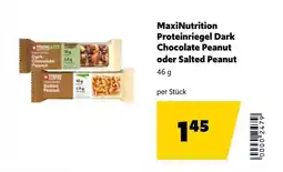 Eurogast Grissemann MaxiNutrition Proteinriegel Dark Chocolate Peanut Angebot