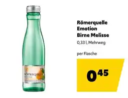 Eurogast Grissemann Römerquelle Emotion Birne Melisse Angebot