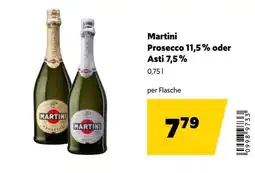Eurogast Grissemann Martini Prosecco 11,5% oder Asti 7,5% Angebot