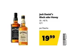 Eurogast Grissemann Jack Daniel's Black oder Honey Angebot