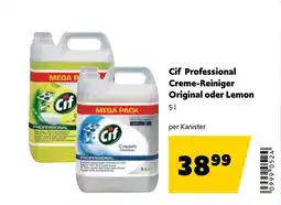 Eurogast Grissemann Cif Professional Creme-Reiniger Original oder Lemon Angebot