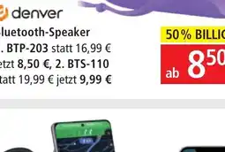 Pagro Diskont denver Bluetooth-Speaker BTS-110 Angebot