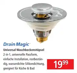 Pagro Diskont Drain Magic Universal Waschbeckenstöpsel Angebot