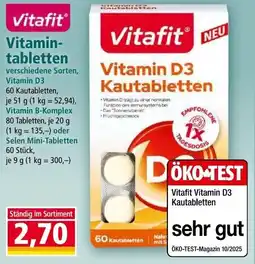 Norma Vitafit Vitamin tabletten Angebot