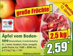 Norma Äpfel vom Bodensee Angebot