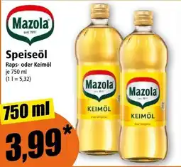 Norma Mazola Speiseöl Angebot