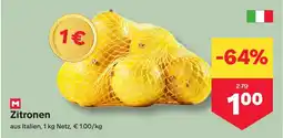 MPreis Zitronen Angebot