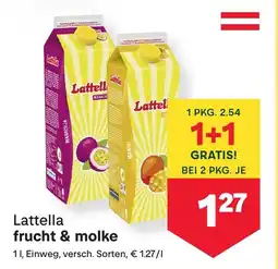 MPreis Lattell frucht & molke Angebot