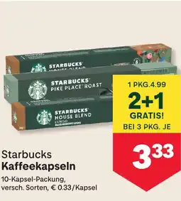 MPreis Starbucks Kaffeekapseln Angebot