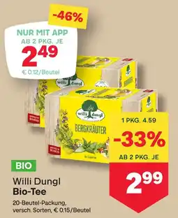 MPreis Willi Dungl Bio-Tee Angebot