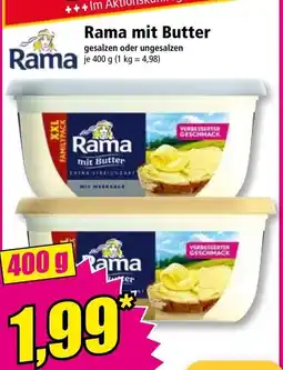 Norma Rama mit Butter Angebot
