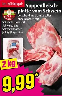 Norma Suppenfleisch- platte vom Schwein Angebot
