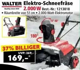 Norma WALTER Elektro-Schneefräse Angebot
