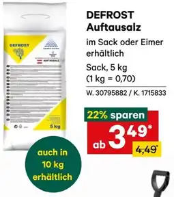 Lagerhaus Defrost auftausalz Angebot