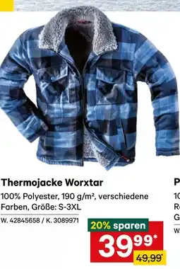 Lagerhaus Thermojacke Worxtar Angebot