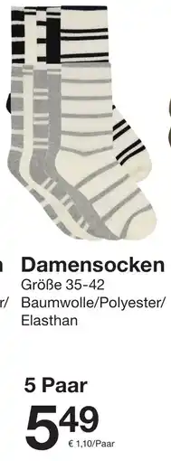Zeeman Damensocken Herrensocken Angebot