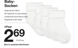 Zeeman Baby- Socken Angebot