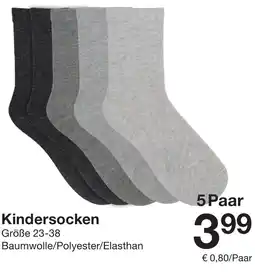 Zeeman Kindersocken Angebot