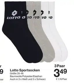 Zeeman Lotto Sportsocken Angebot