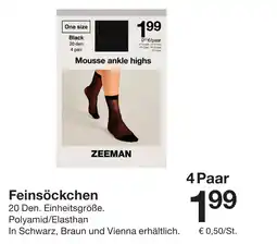 Zeeman Feinsöckchen Angebot