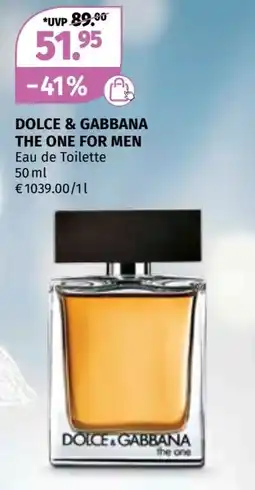 Müller Dolce & gabbana the one for men Angebot