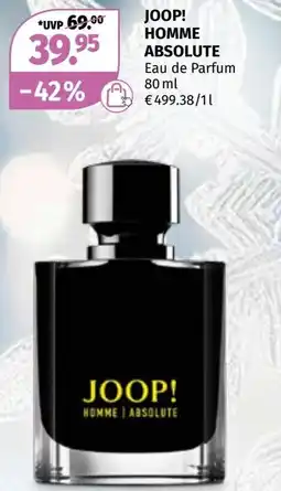 Müller Joop! homme absolute Angebot