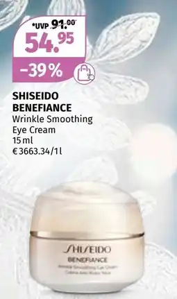 Müller Shiseido benefiance Angebot
