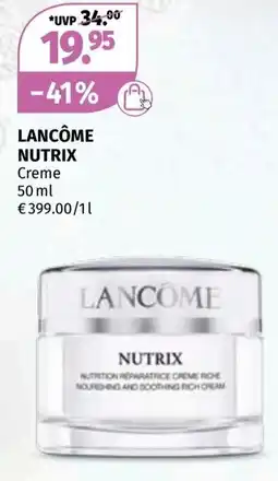 Müller Lancôme nutrix Angebot