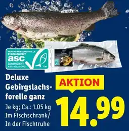 Lidl Deluxe Gebirgslachs- forelle ganz Angebot