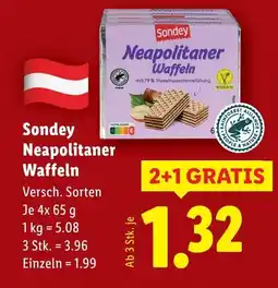 Lidl Sondey Neapolitaner Waffeln Angebot