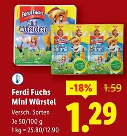 Lidl Ferdi Fuchs Mini Salami Angebot