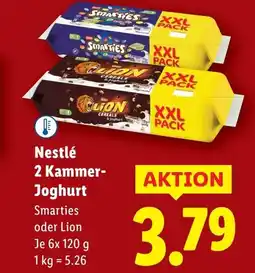 Lidl Nestlé 2 Kammer- Joghurt Angebot