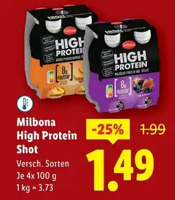 Lidl Milbona High Protein Shot Angebot