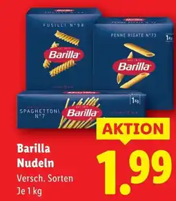 Lidl Barilla Nudeln Angebot