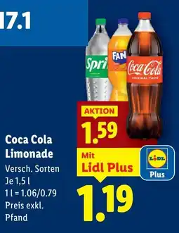 Lidl Coca Cola Limonade Angebot
