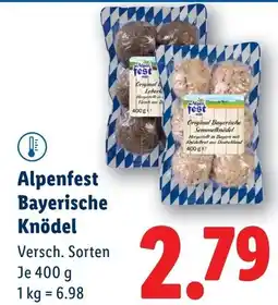 Lidl Alpenfest Bayerische Knödel Angebot