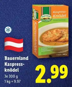 Lidl Bauernland Kaspress- knödel Angebot