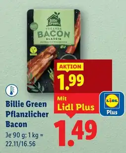 Lidl Billie Green Pflanzlicher Bacon Angebot