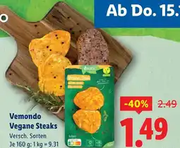Lidl Vemondo Vegane Steaks Angebot
