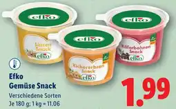 Lidl efko Gemüse Snack Angebot
