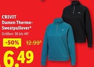Lidl CRIVIT Damen Thermo- Sweatpullover Angebot