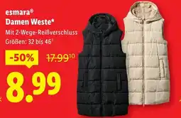 Lidl esmara Damen Weste Angebot
