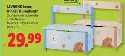Lidl LIVARNO home Kinder Truhenbank Angebot