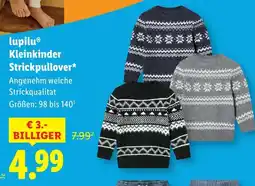 Lidl lupilu Kleinkinder Strickpullover Angebot