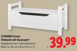 Lidl LIVARNO home Sitzbank mit Stauraum Angebot