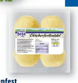 Lidl Alpenfest Oktoberfestknödel Angebot