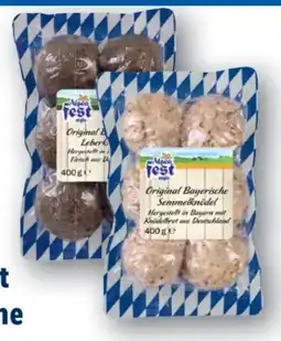 Lidl Alpenfest Original Bayerische Knödel Angebot