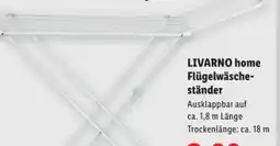 Lidl Livarno Home Flügelwäscheständer Angebot